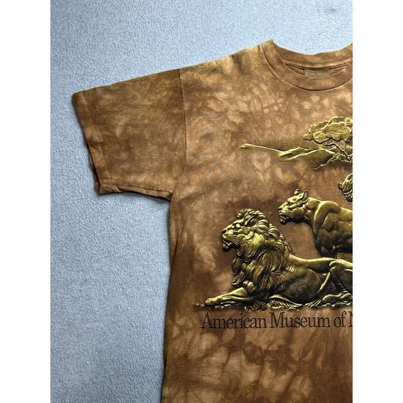 Vintage American Museum of Natural History Shirt Mens Large Lion Graphic 90s Tee - Picture 5 of 11